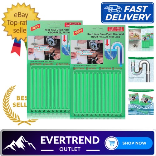 Effective pack drain sticks - effective, 24-pack