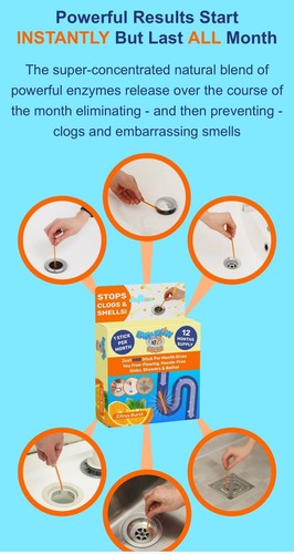 Drain cleaner sticks pack - drain, of