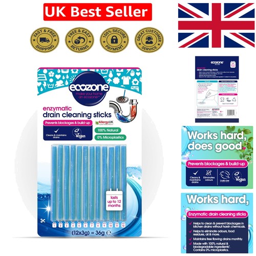 Natural drain cleaning sticks - natural,