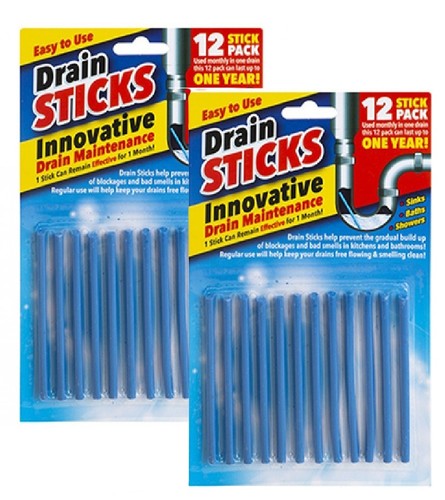 Drain cleaner sticks pack - cleaner,