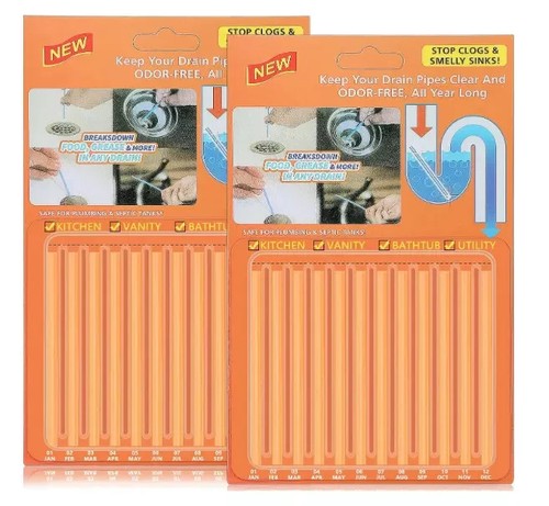 Drain cleaner sticks - cleaner, saisn